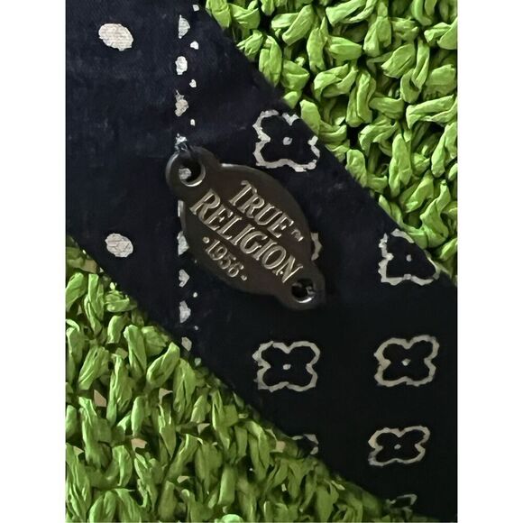 True Religion Bright Green Unisex Fedora Size S/M - Picture 8 of 8